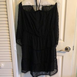 Gianni Bini Black Off the Shoulder Dress